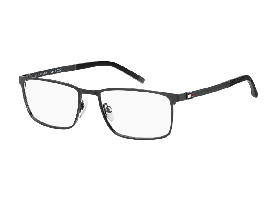 Tommy Hilfiger Hombre Tommy Hilfiger TH 1918 003 Monturas ópticas Acero Negro-opaco Cuadrada