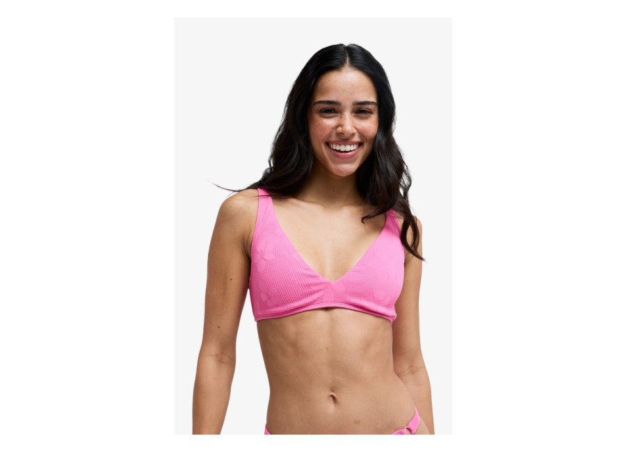 Roxy Roxy Paradise Elongated Tri – Top de bikini triangular Rosa Mujer