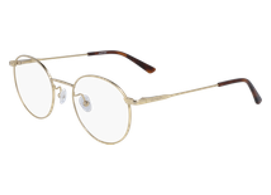 Calvin Klein Unisex Calvin Klein 717 Monturas ópticas Metal Oro Redonda Normal Fotocromático