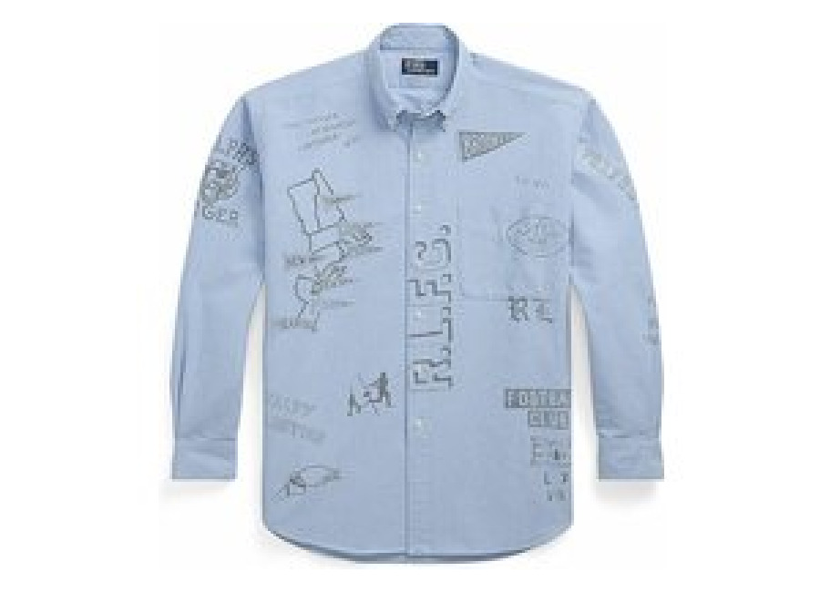 Polo Ralph Lauren Camisa vaquera azul claro