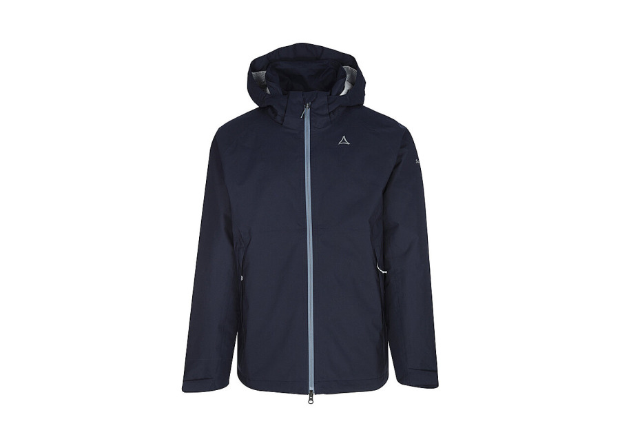 Schöffel Chaqueta de senderismo para hombre Easy XT 2L Pack-Away Hoodie M azul oscuro 58