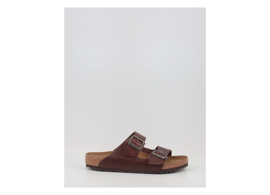 sandalias birkenstock arizona le vintage wood roast bg marron