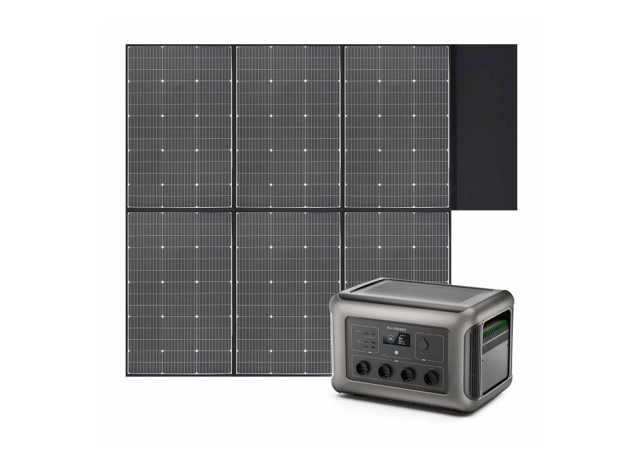 Allpowers R3500 V2 Estación de Energía Portátil Respaldo para el Hogar 3500W 2880Wh – R3500 V2+1 * (SP039 Panel Solar 600W)