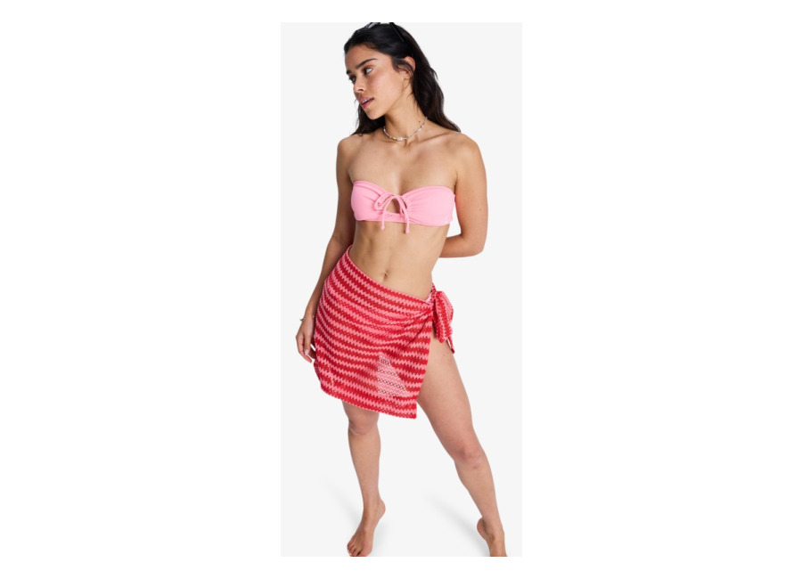 Roxy Moana Story – Falda de playa cover-up Rojo Mujer