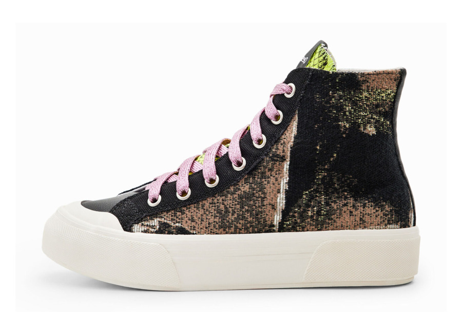 desigual, sneakers cana alta patch
