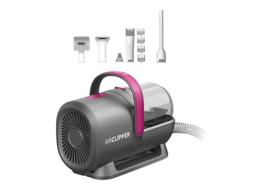 Petkit Kit de Aseo para Mascotas con Aspiradora 5 en 1 Grooming Vacuum Kit Negro