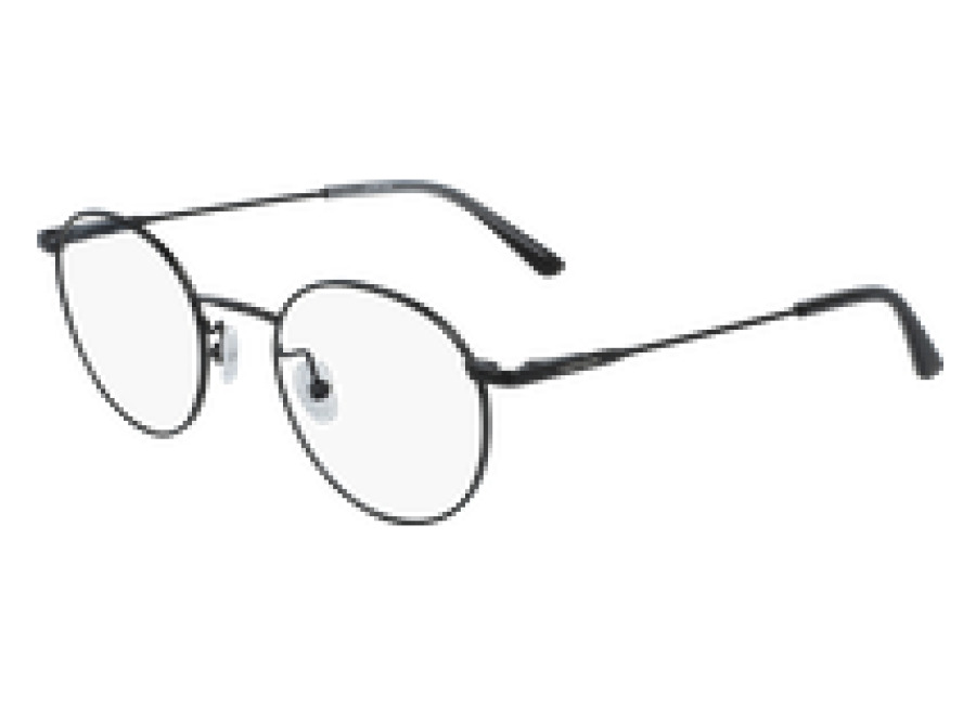 Calvin Klein Unisex Calvin Klein 001 Monturas ópticas Metal Negro Redonda Normal Fotocromático