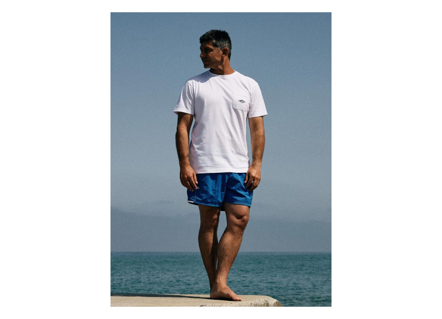 Quiksilver – Diamond Pocket – Camiseta de manga corta Blanco hombre