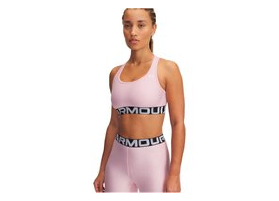 Under Armour Sujetador Deportivo de Fitness Under Armour Hg Mid Branded Mujer Rosa