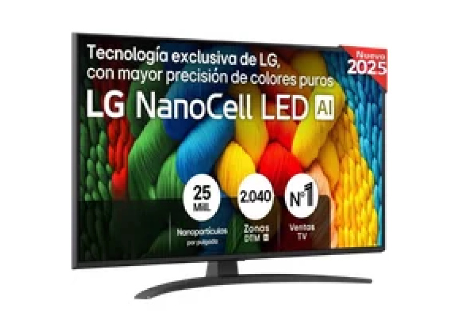 LG AI 43NANO81A6A 43 4K Ultra HD NanoCell Smart TV Negro