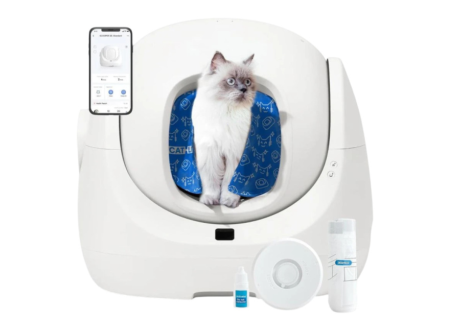 Catlink Arenero Autolimpiable Catlink Baymax Scooper SE Blanco