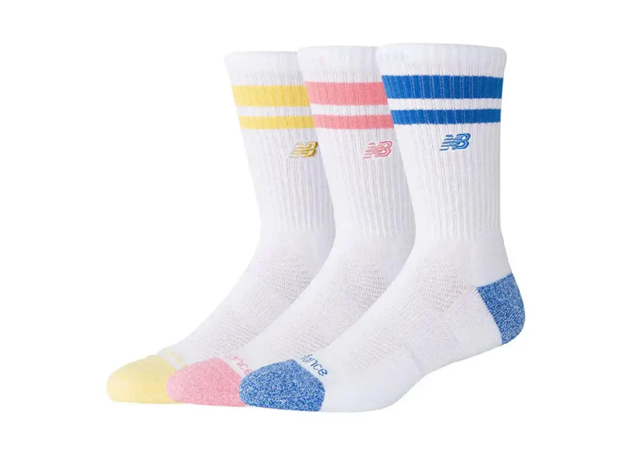 New Balance Calcetines ACTIVE LIFESTYLE STRIPED CREW SOCKS 3 PACK