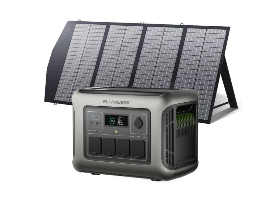 Allpowers ES ALLPOWERS Generador Solar 1600W (R1500 LITE + SP029 Panel Solar 140W) – R1500 LITE+1*( SP029 Panel Solar 140W)