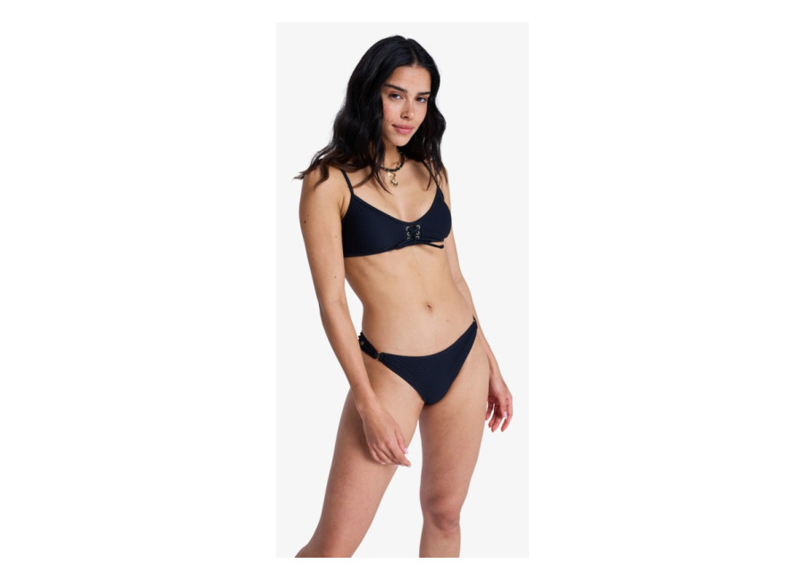 Roxy Roxy Island Cheeky – Braguita de bikini reveladora Negro Mujer