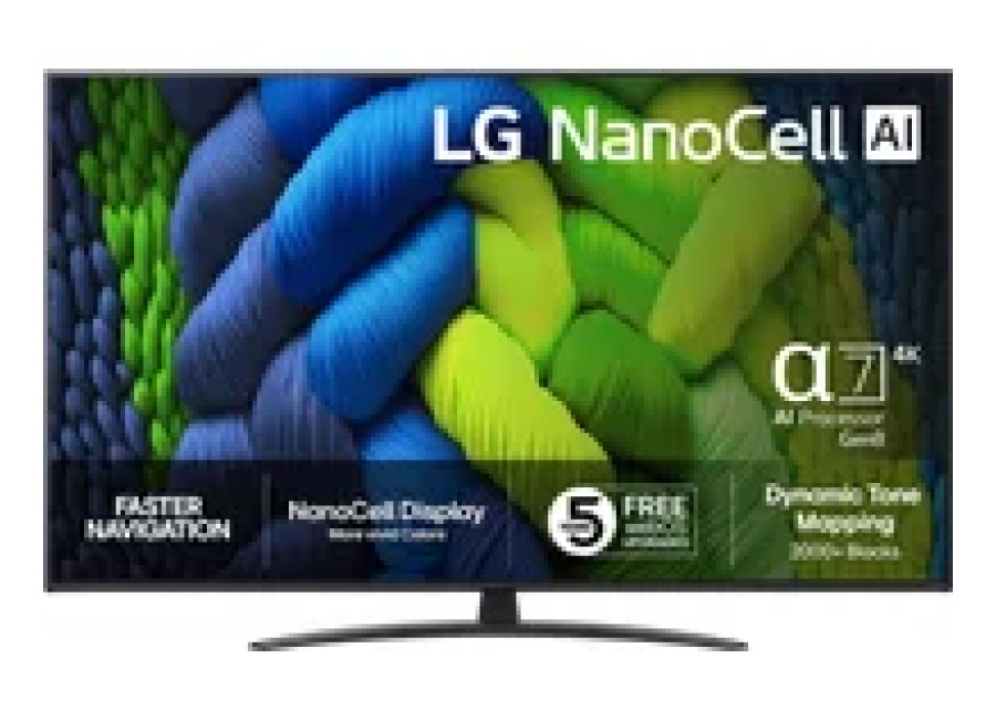 LG Smart TV LG 50NANO82A6B.AEU 50 pulgadas NanoCell LED 4K webOS Dolby Vision