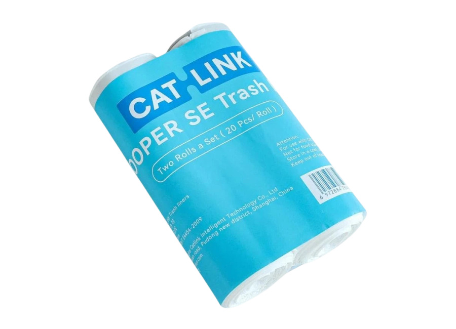 Catlink Pack de 2 Rollos de bolsas para Catlink BayMax Lite Blanco