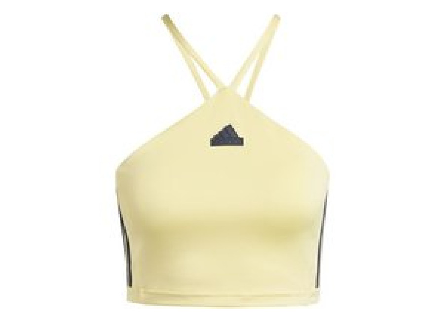 Adidas Camiseta adidas Tiro Cut 3 Bandas Summer Triangle Top Mujer Amarillo