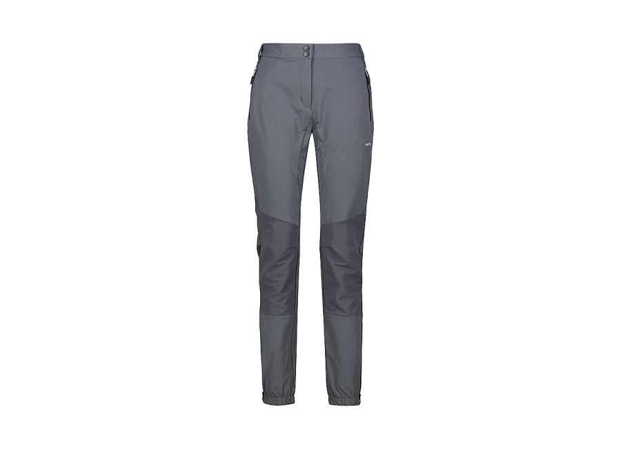 Meru Pantalón softshell de senderismo para mujer Doncaster gris 44