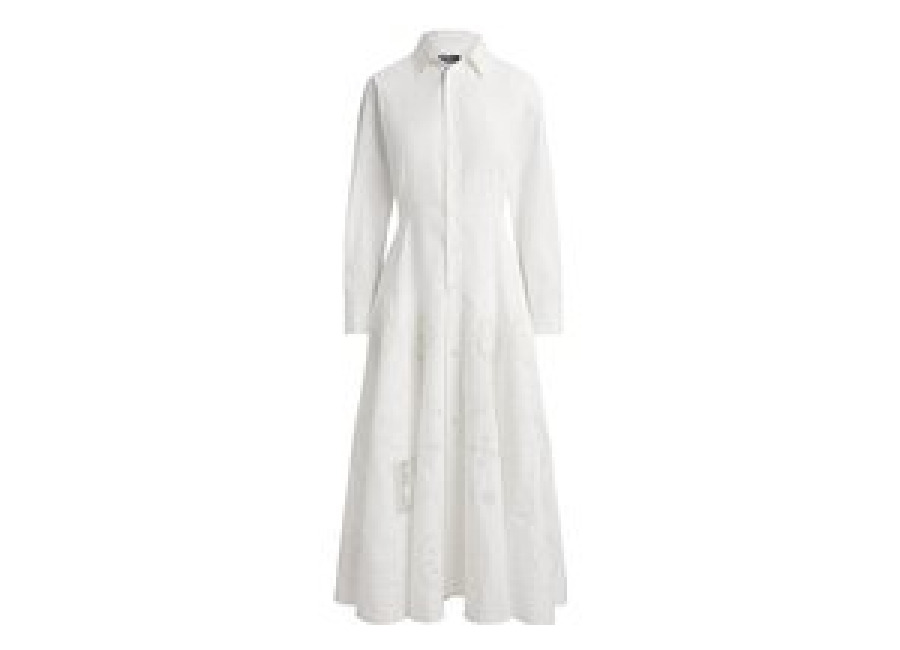 Polo Ralph Lauren Midikleid blanco 34