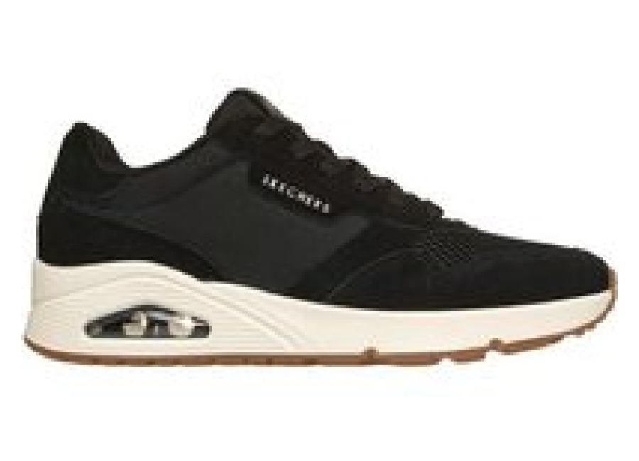 Skechers Zapatillas Skechers Uno-Vintage Air Hombre Black Suede/ Mesh