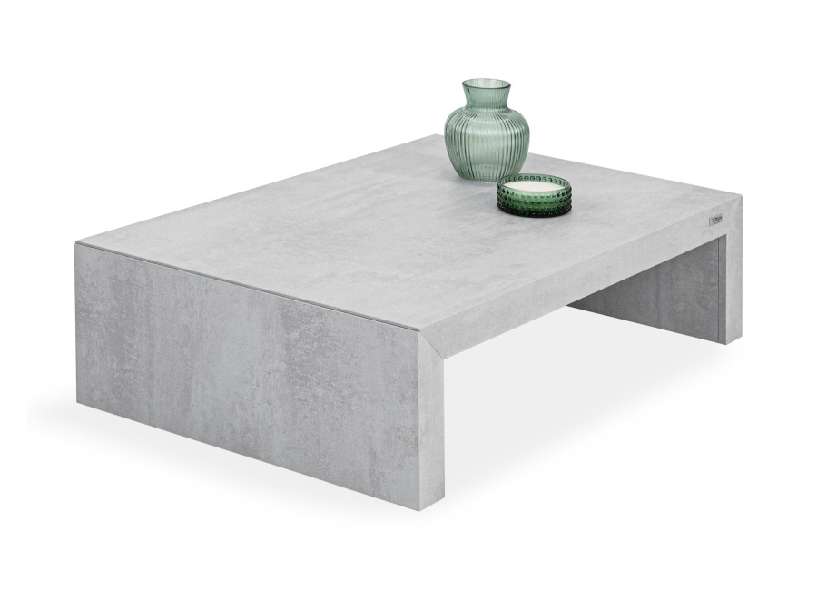 Mobili Fiver Mesa de centro Angelica 110×75 cm, Cemento Gri