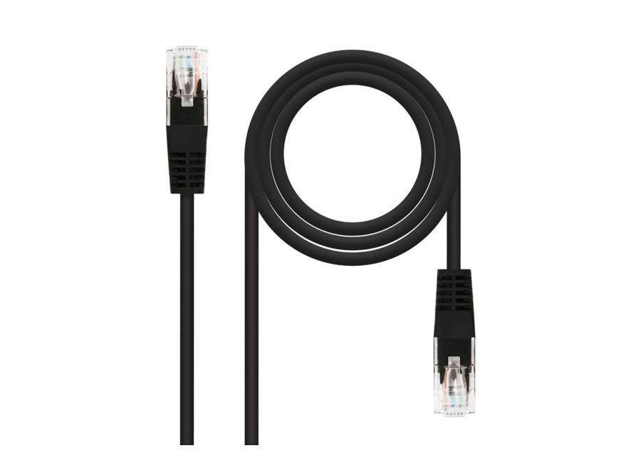 Nanocable Categoria 6 UTP 1m Negro – Cable Red