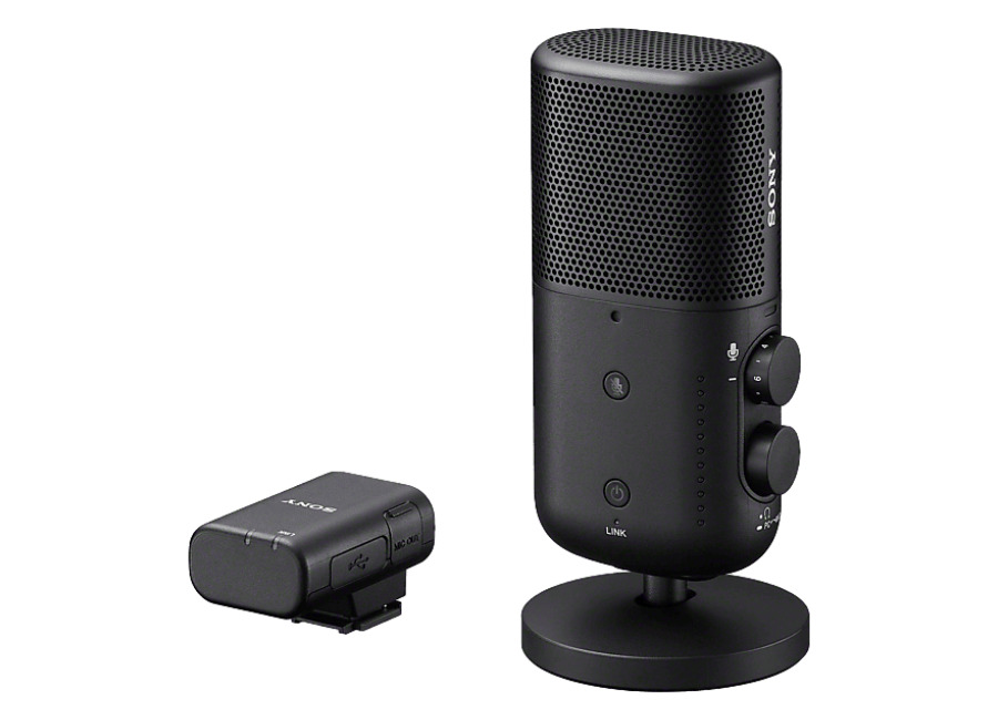 Móvil SONY Micrófono – Sony ECM-S1, Inalámbrico con Noise Cancelling (Cancelación de ruido), Para Streaming, Podcast, Entrevistas, PC, Cámara…, Filt