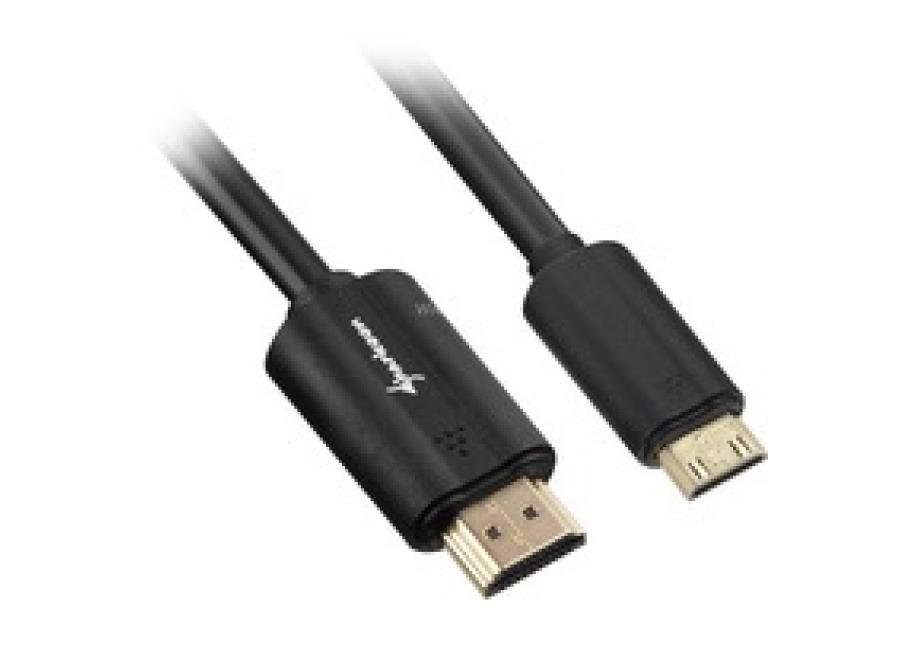 Sharkoon Cable HDMI a HDMI Mini 2.0 4K 2m Negro – Cable HDMI