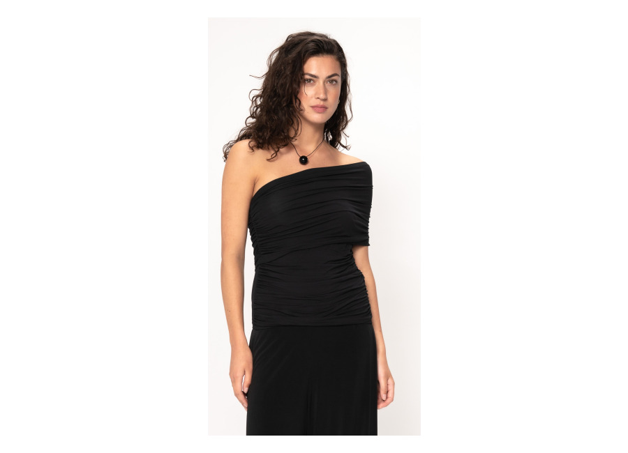 viveh dahlia top black | blusas outlet | mujer | negro