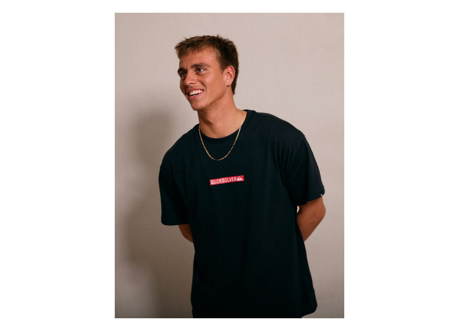 Quiksilver – Dna Clicker – Camiseta de manga corta Negro hombre