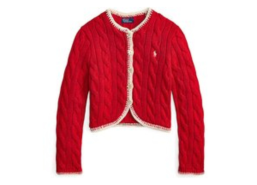 Polo Ralph Lauren Cárdigan rojo
