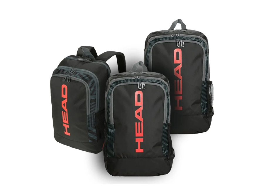 Head PACK 3 MOCHILAS HEAD BASE Backpack 17L Negro/Rojo