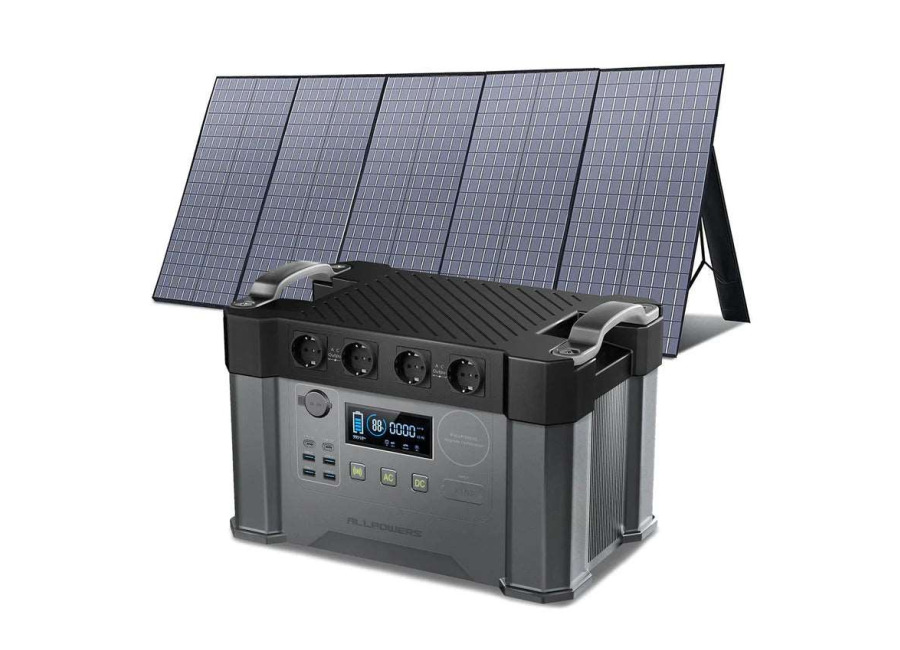 Allpowers Generador Solar 2400W (S2000 Pro + SP037 Panel Solar 400W)