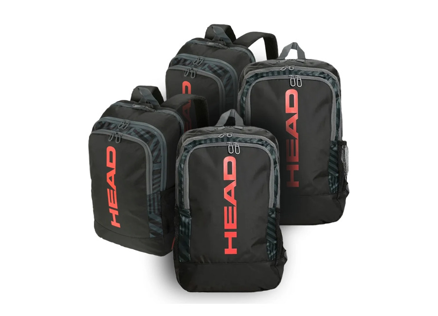 Head PACK 4 MOCHILAS HEAD BASE Backpack 17L Negro/Rojo