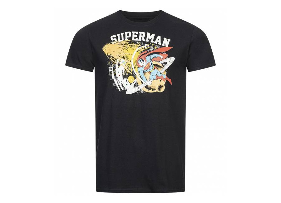 Lizenz SUPERMAN DC COMICS Universe Hombre Camiseta FBMTS825BLK
