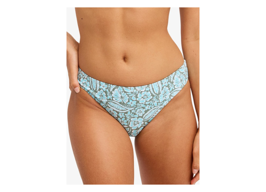 Roxy Wildside Paisley Hipster – Braguita de bikini Hipster Verde Mujer