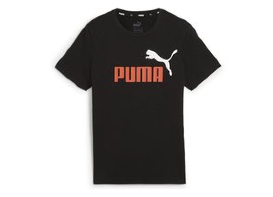 Puma Camiseta Puma Essentials+ 2 Col Logo Niño Negro
