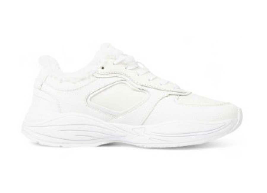 tommy hilfiger para mujer. fw0fw08125 zapatillas winter blanco , piel, plano, cordones, casual