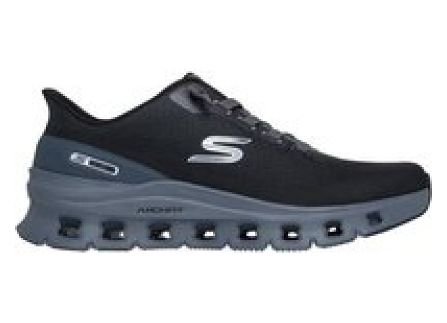 Skechers Zapatillas Skechers Arch Fit Glide-Step Pro Hombre Black Knit/ Hot Melt