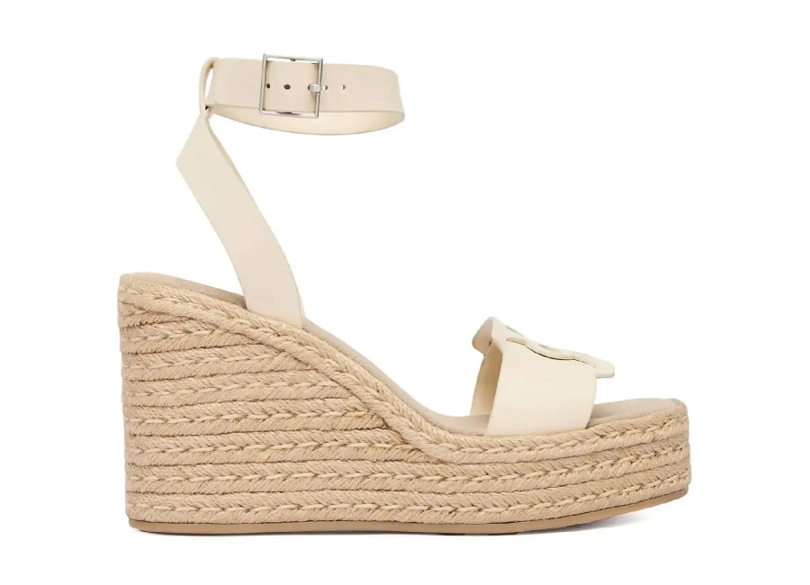 Calvin Klein Alpargatas de cuña WEDGE ESPAD 70 EMBL LTH