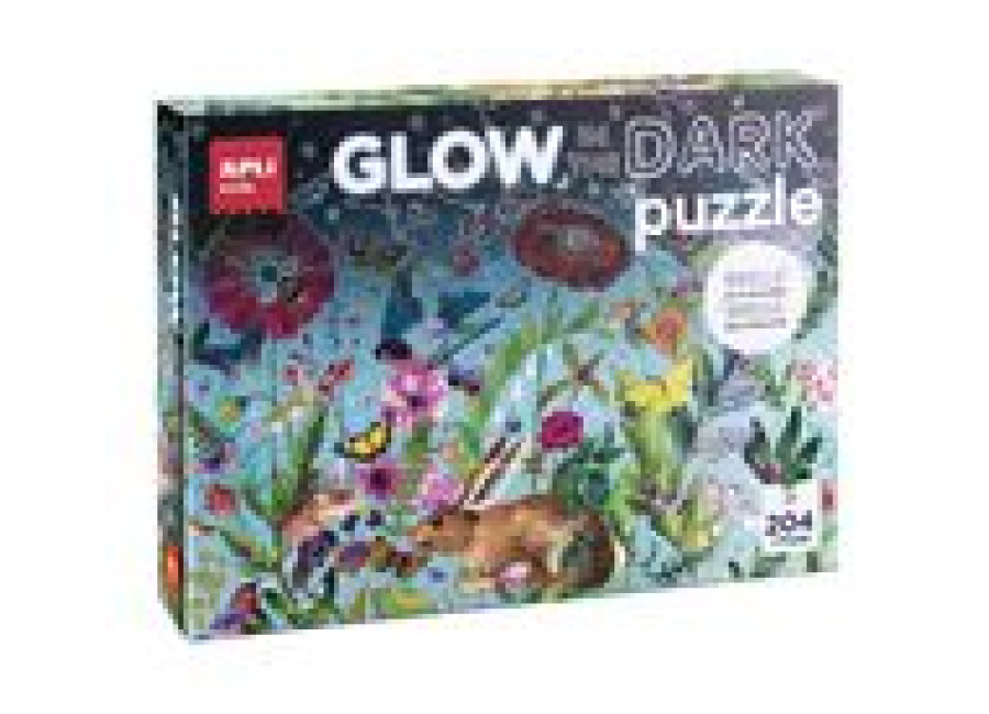 Apli Puzzle Apli Glow In The Dark Flores 204 Pieza