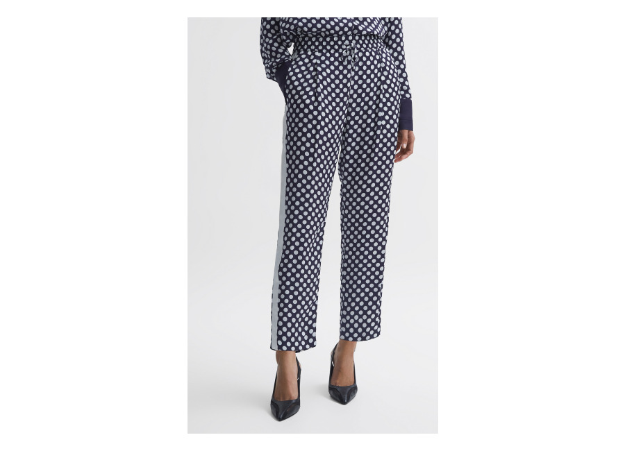 Reiss Ezra Polka Dot Print Sweatpants Talla: 8 Pantalones Deportivos Outlet Mujer