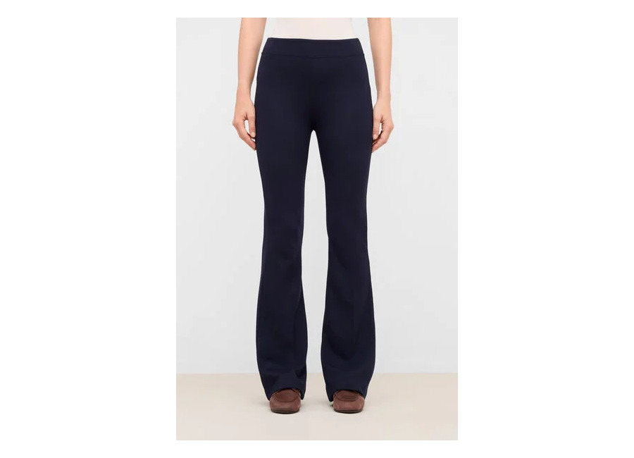 calzedonia pantalon campana punto milano mujer azul tamano l