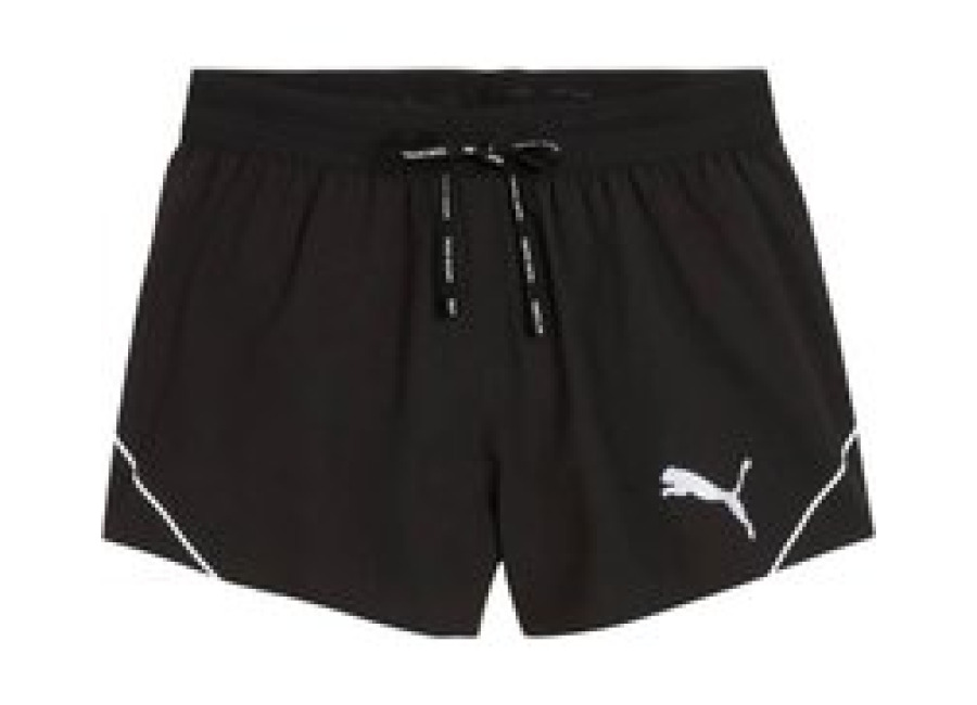 Puma Raceday Ultraweave Schwarz Damen Laufshorts, Größe XS.