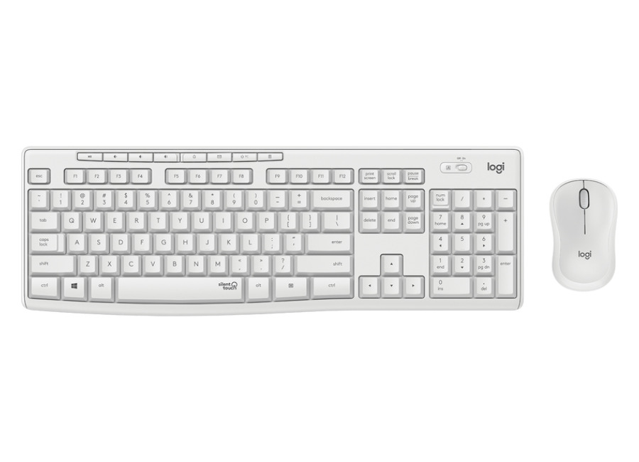 Ratón Logitech MK295 Silent Wireless Inalámbricos Blanco
