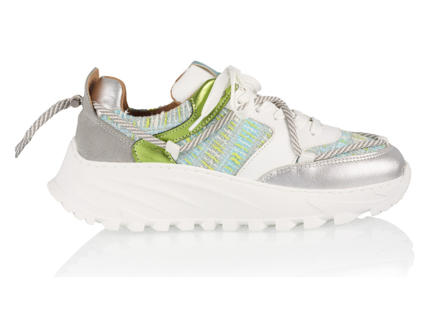dwrs label foxton tweed apple / silver | zapatillas deportivas outlet | mujer | gris