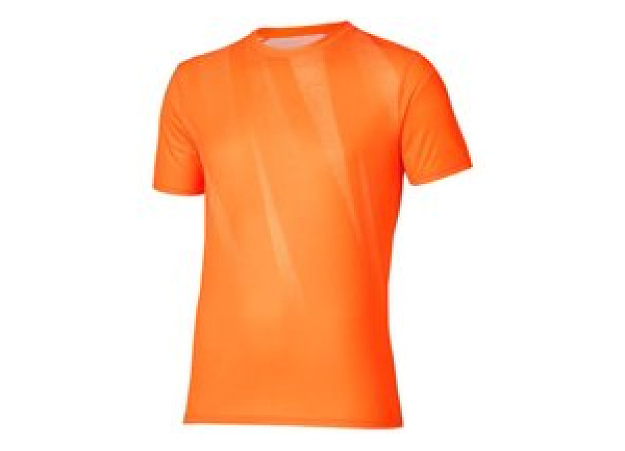 Mizuno Koszulka Mizuno Core Graphic z krótkim rękawem Pomarańczowa, Rozmiar