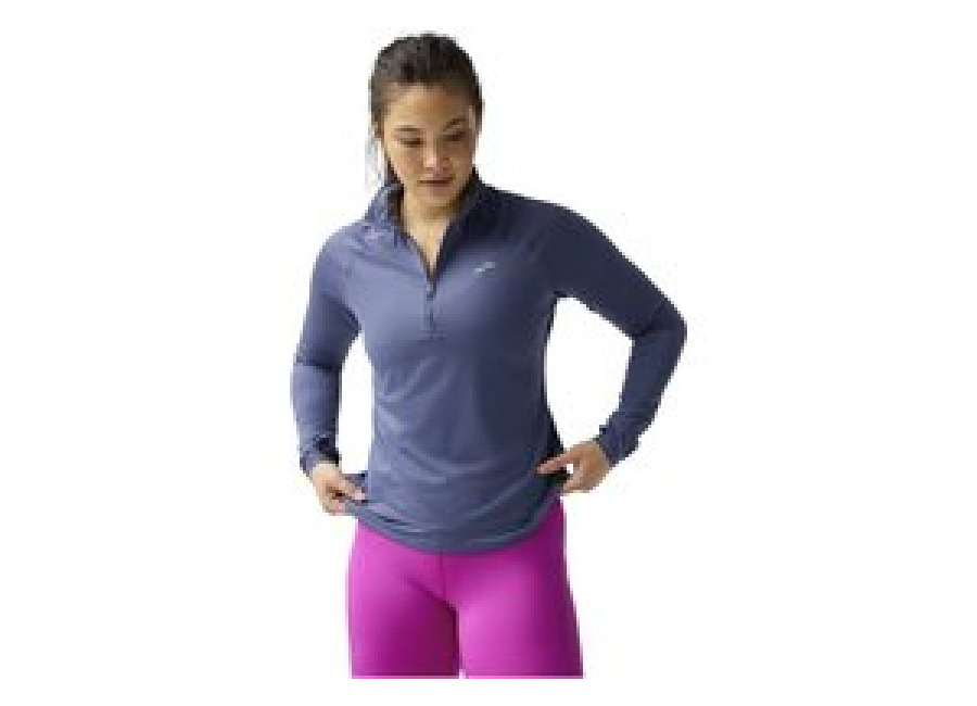 Brooks Dash 1/2 Zip 3.0 Long Sleeve Shirt Blue, Size XS.