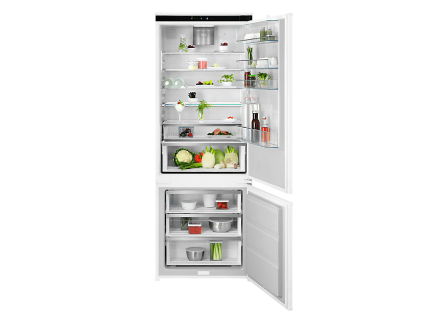 Aeg Frigorífico combi integrable – AEG NSC7P751ES, GreenZone+, MaxiSpace, 188.4 cm, 376 l, Sin panelar