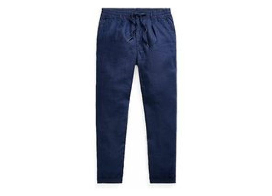 Polo Ralph Lauren Pantalón de lino azul oscuro